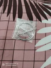 Teamer Nombre personalizado pendiente mujeres moda personalizada gran aro anillo Acero inoxidable Pandent nueva moda personalizada regalo joyería