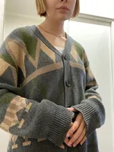 Cárdigan Retro japonés para hombre, prendas de vestir, suéteres con cuello en V, a la moda, combina con todo, informal, Ulzzang Preppy, Ins, otoño
