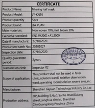 Mascarilla facial FFP2 KN95, Máscara protectora antipolvo, filtrada al 95%, tapabocas, 70 Uds.