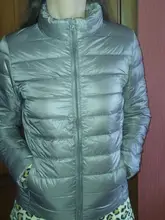 Chaqueta de invierno ultraligera para mujer, chaqueta de plumón de pato, ajustada, portátil, a prueba de viento, 7XL, novedad de 2020