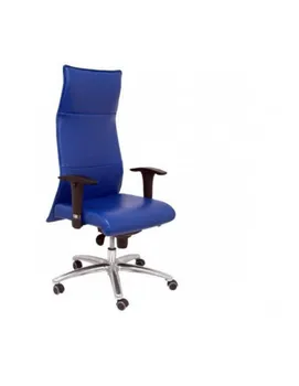 

ARMCHAIR ERGONOMIC SEMI-LEATHER BLUE COLOR