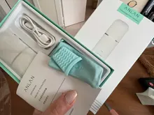 ANLAN-Limpiador ultrasónico facial de 45ºC, depurador ultrasónico por calor,45ºC, pala eléctrica exfoliante, cuidado térmico de la piel facial, limpiador de poros, estiramiento