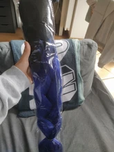 Hywamply 24 tamaño gigante sintético trenza extensión de pelo de Ombre Africana trenzado de archivo adjunto para giro caja trenzas nuevo Color