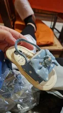 Zapatos de princesa con moño para niñas recién nacidas, sandalias antideslizantes de algodón de 0 a 18 meses para verano