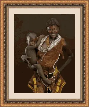 

CROSS STITCH KIT PANDATHREAD Ethnic and Tribes 2047