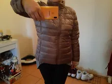 Chaqueta de invierno ultraligera para mujer, chaqueta de plumón de pato, ajustada, portátil, a prueba de viento, 7XL, novedad de 2020