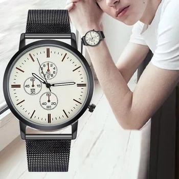 

WJ-8061 New Men's Watch 2020 Quartz Watch Clock Outdoor Male Stainless Steel Sports Wrist Watch Business Classic Watches For Man