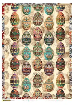 

Rice paper for Decoupage "" craft Premier "", A3, 25 g/m, "Easter eggs" cpd0570