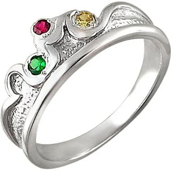 

Esthete ring with 3 cubic zirconia Silver
