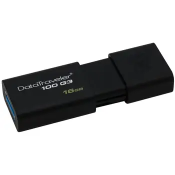 

USB stick 16 GB DataTraveler 100 G3 interface USB 3.0 black color