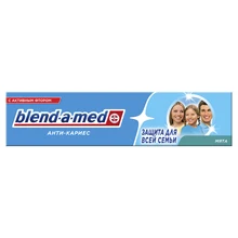 Зубная паста Blend-a-med Анти-кариес Защита для всей семьи, Мята, 100 мл