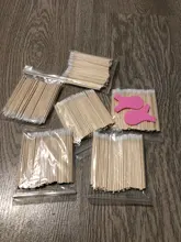 300 Uds desechables Ultra-pequeño hisopo de algodón sin pelusa Micro cepillos madera bastoncillos de algodón torundas de algodón con pegamento para extensión de pestañas quitar herramientas