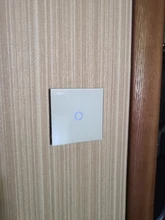 Wall-Light Glass-Panel Crystal Touch-Screen White Ac110-220v Standard Szaoju EU 1set