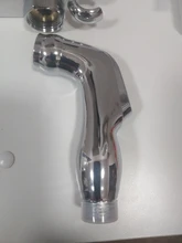 Faucet Toilet-Cleaner-Set Bidet-Sprayer Shower White Wall-Mounted Accoona A3167G