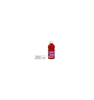 

L & B acrylic paint glitter Red primary bottle 250 ML