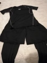 Sports-Suit Workout-Tights Exercise Compression Fitness Jogging Running Mens Gym 5pcs/Set