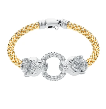 

Silver Bracelet with cubic zirconia sunlight sample 925