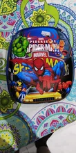 Bolsa Escolar de dibujos animados de Disney para niños y niñas de guardería, bonita mochila de dibujos animados de la princesa frozen, Spiderman