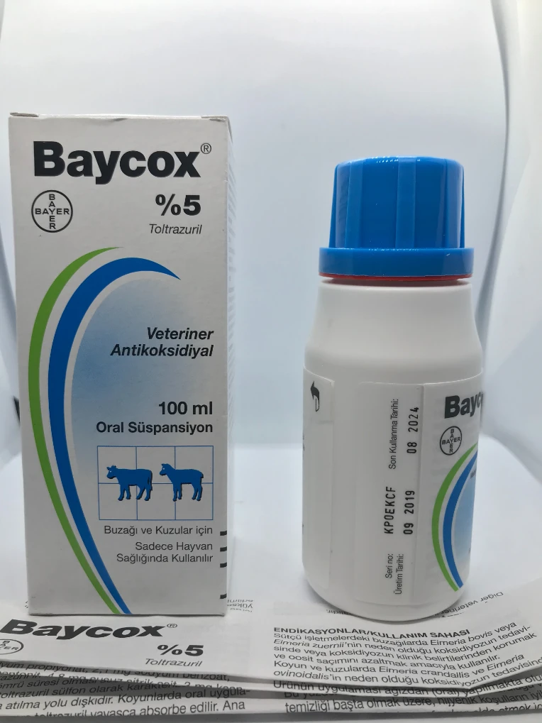 

Bayer Baycox (toltrazuril) 5% Oral Suspension 100 ml, calf, lamb and piglet-cattle, sheep, pig , pig, Cow