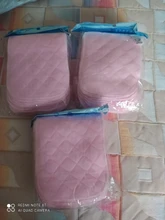 Pañales para bebé de 3 capas, 10 Uds. De tela de mezcla de algodón reutilizable para bebé, inserción de pañal suave