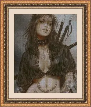 

CROSS STITCH KIT PANDATHREAD MODERN AND SURREAL 33061