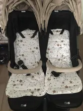 Asiento de algodón para cochecito de bebé recién nacido, accesorio de cojín para carrito esterilla infantil, cómodo y suave de diferentes colores