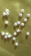 Crimp-End-Beads Charms-Pendant Findings-Accessories Diy Earrings Jewelry-Making Round