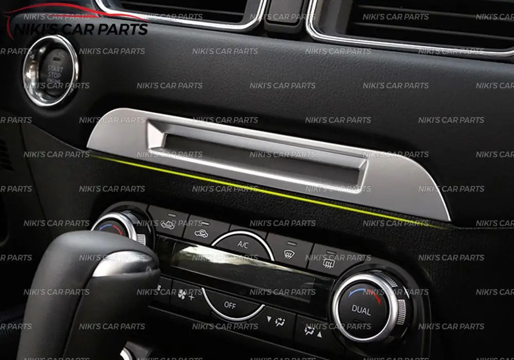 Крышка отделка мини displey чехол для Mazda CX5- пластиковая формовка из АБС украшение автомобиля Стайлинг интерьер