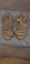 Sandalias de princesa con diamantes de imitación para niñas pequeñas, zapatos de verano, a la moda
