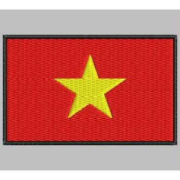 

Bandera VIETNAM para mascarilla parche bordado Iron patch toppa ricamata gestickter patch patch brode