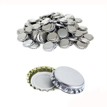 

Silver Metal Crown Cover 100 Pcs