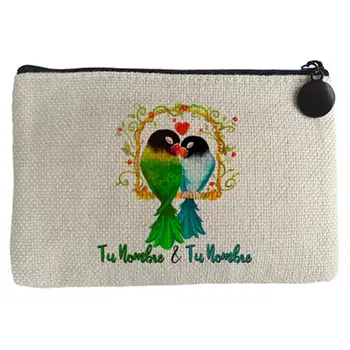 

Purse lovebirds love birds customizable with name