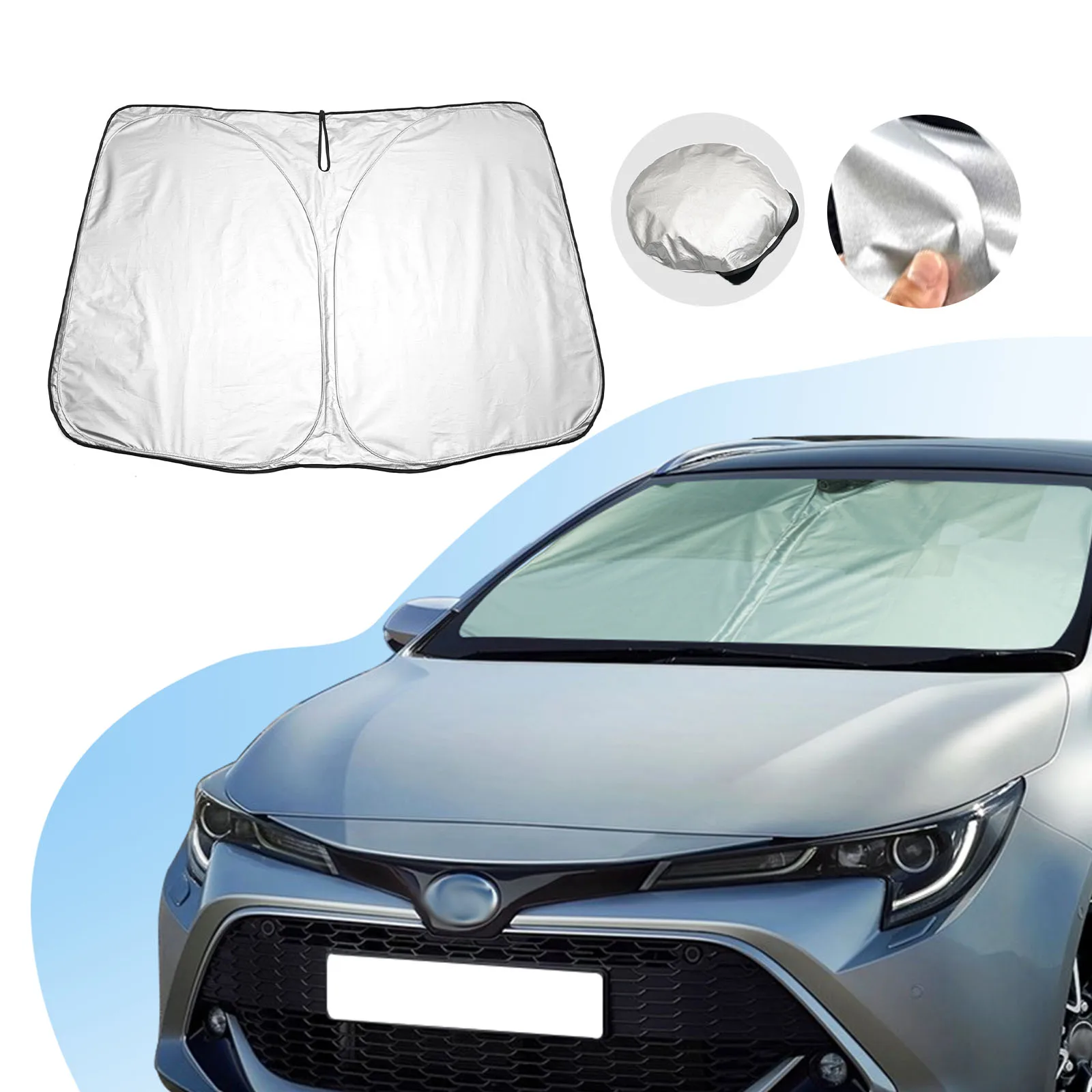 

RUIYA Car Windshield Sunshade for Corolla Sports E210 2019-2022 Front Window Sunscreen Parasol Auto Sunshade Corolla Accessories