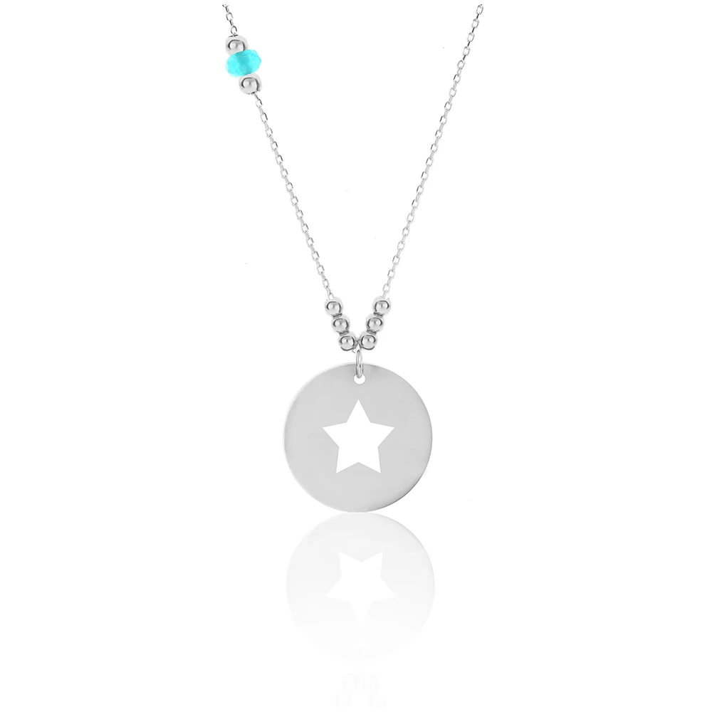 

Минималистичное женское ожерелье из серебра 925 пробы с покрытием из розового золота