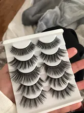 Pestañas postizas suaves 3D, pestañas largas y gruesas finas tupidas, hechas a mano, suaves, maquillaje para pestañas, herramientas de extensión, 5 pares