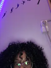 DIANQI-Peluca de cabello sintético afro Rizado corto para mujeres negras, de 14 pulgadas pelo sintético, color negro, rojo y Rubio