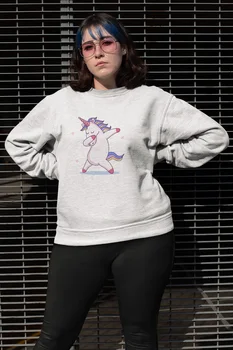 

Angemiel Wear Unicorn White Women Sweatshirts