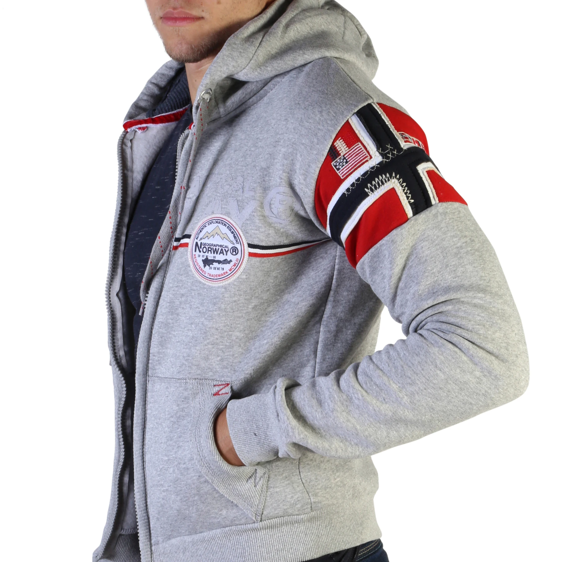Geographical Norway Faponie100_man мужские серые 102589. Цвет: серый, размер: LGeographical Norway8050750413805