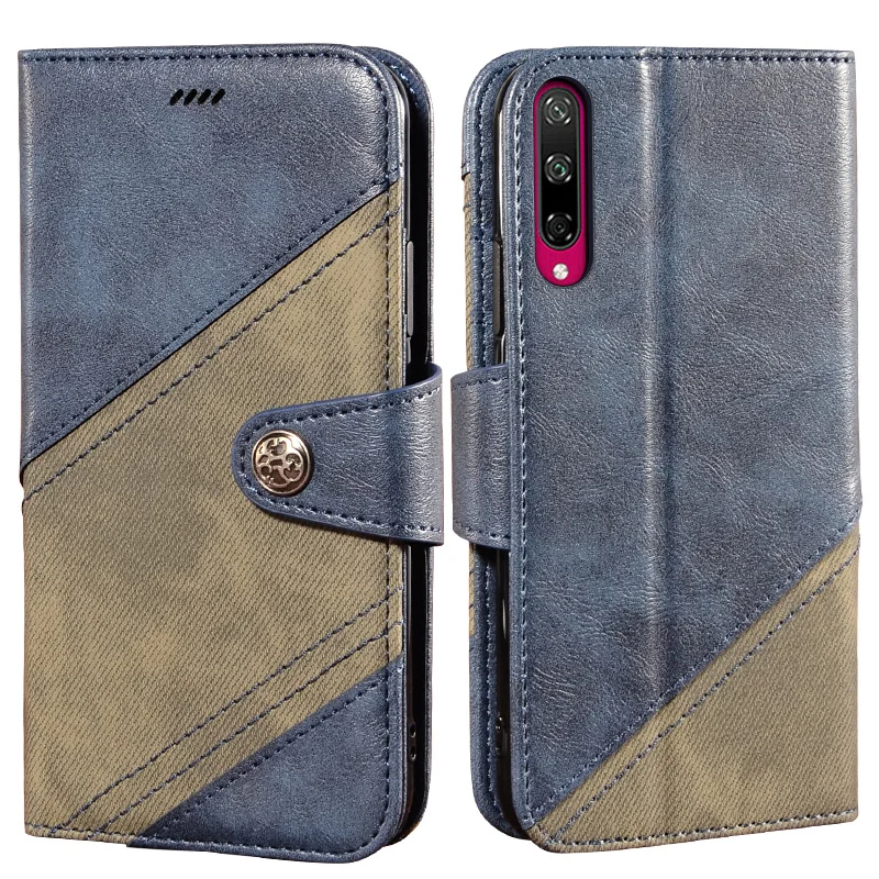 

mobile phone case for huawei Honor Play 3 flip leather back cover screen protector book case on Honor Play 3 360 housing