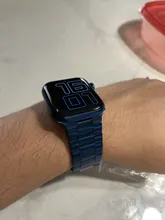 Correa de Metal de acero inoxidable para Apple Watch, pulsera de eslabones ultrafinos de 44mm, 40mm, 42mm y 38mm para IWatch Series 6 SE 5 4 3