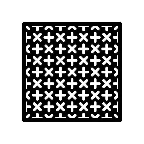 10 см x 10 см Desenli Kare Bardak altlгиi Bardak alti M7 Lazer Kesim MDF