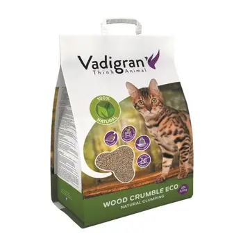 

VADIGRAN Litter Wood Crumble - 20 L-For cats