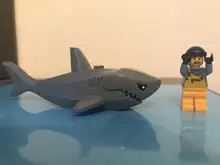 Animales de bloqueo para niños, traje de escorpión, oso, Tigre, tiburón, caballo, juguetes de bloques de construcción, Compatible con animales de bloqueo, regalos