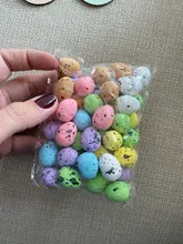 Decor-Supplies Craft Egg-Decoration Easter Artificial-Foam-Eggs Kids Gift Colorful 50PCS