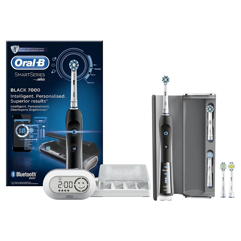 Oral-B Pro 7000 Black SmartSeries Electric Toothbrush with Bluetooth® Conne Oral-B Pro 7000 Black SmartSeries Electric Toothbrush with Bluetooth® Conne