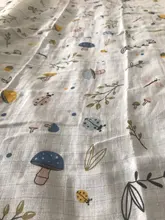 Manta de muselina para 100%, manta suave de algodón para bebé recién nacido, Toalla de baño, gasa, saco de dormir para niño, funda para cochecito, 120x120cm