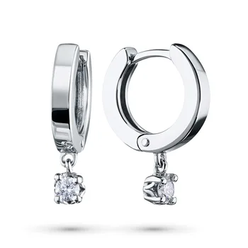 

Earrings made of white gold with diamond e0901sg10154000