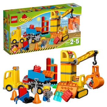 

Designer Lego Duplo 10813 large construction site