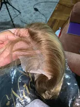 Nadula-pelucas de cabello humano Rubio degradado, peluca completa de encaje prearrancado con pelo de bebé, peluca con malla Frontal 13x 4/360, peluca Frontal de encaje T4/613