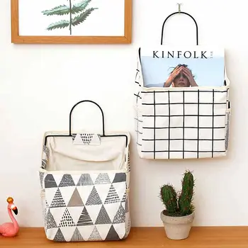 

Modern Foldable Storage Box Multifunction Sundries Toys Organizador Hanging Storage Bag Makeup Magazine Waterproof Organizer Box